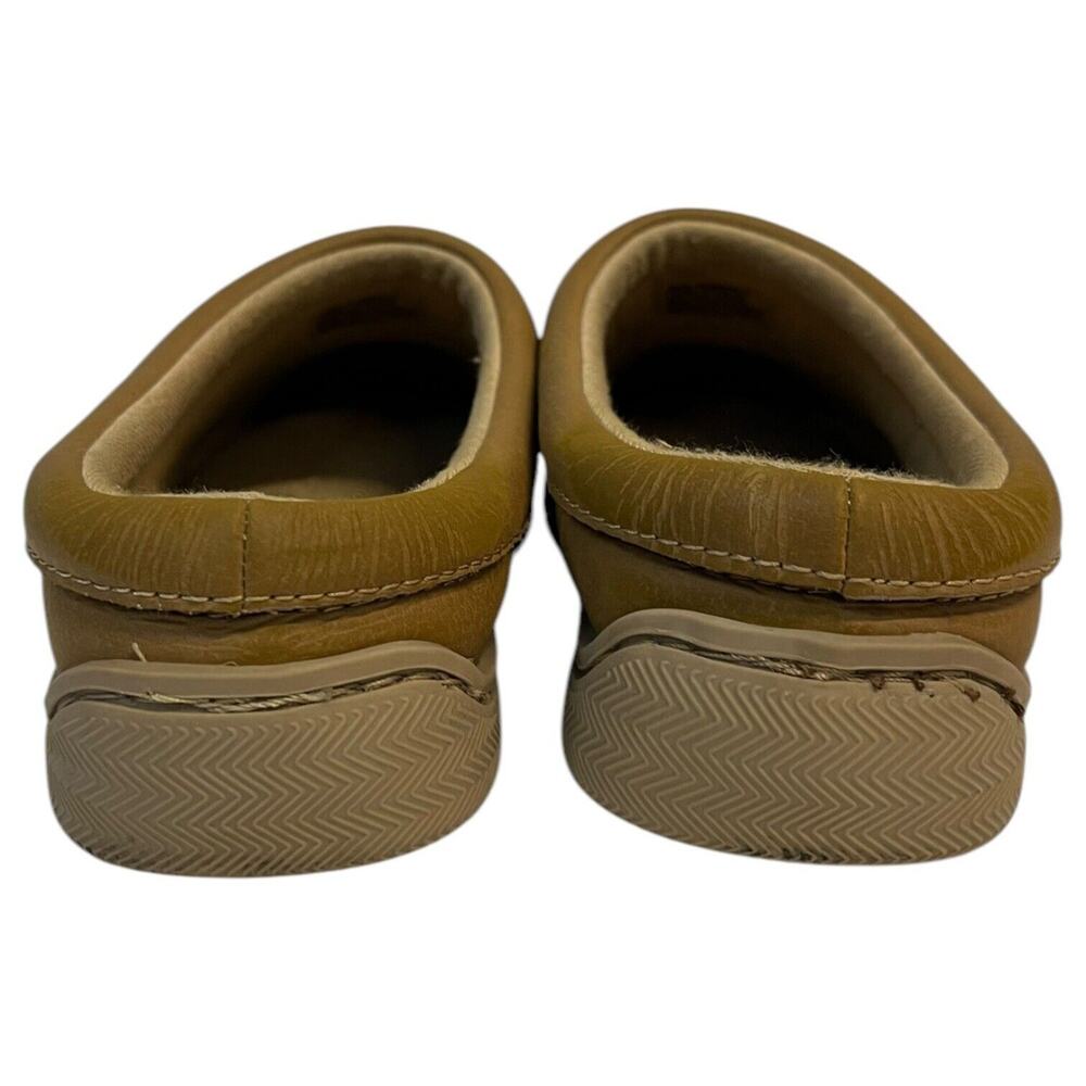 My Slippers Womens 6 All Season Leather Slip On Mules Shoes 74472-02 Brown - Picture 7 of 9